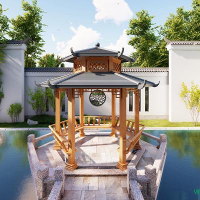 Transform Your Outdoor Area with European style aluminum alloy pavilion
